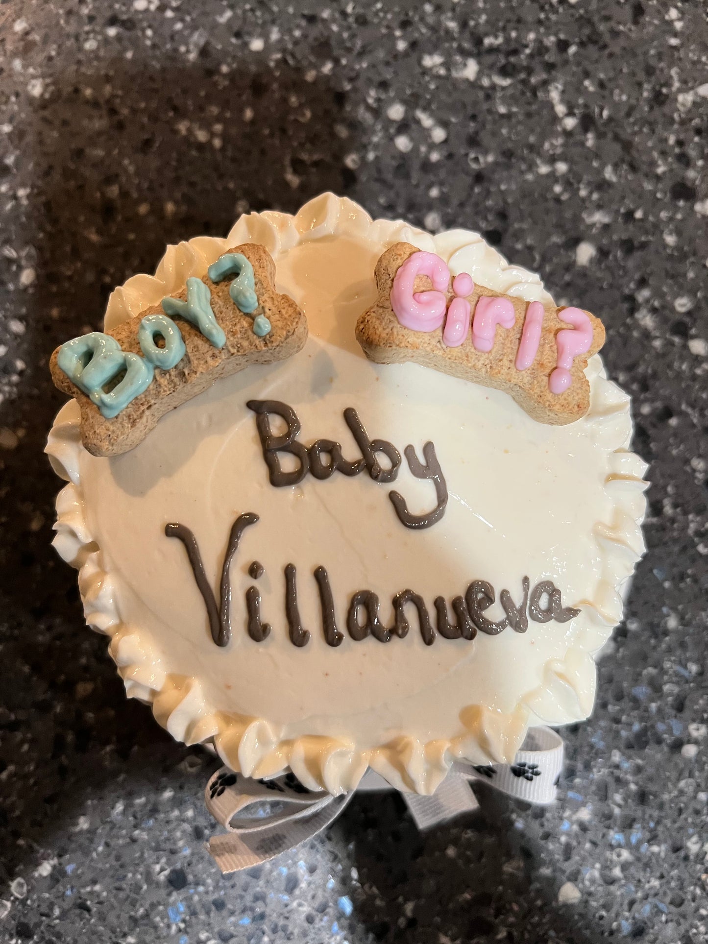 Gender Reveal Cake
