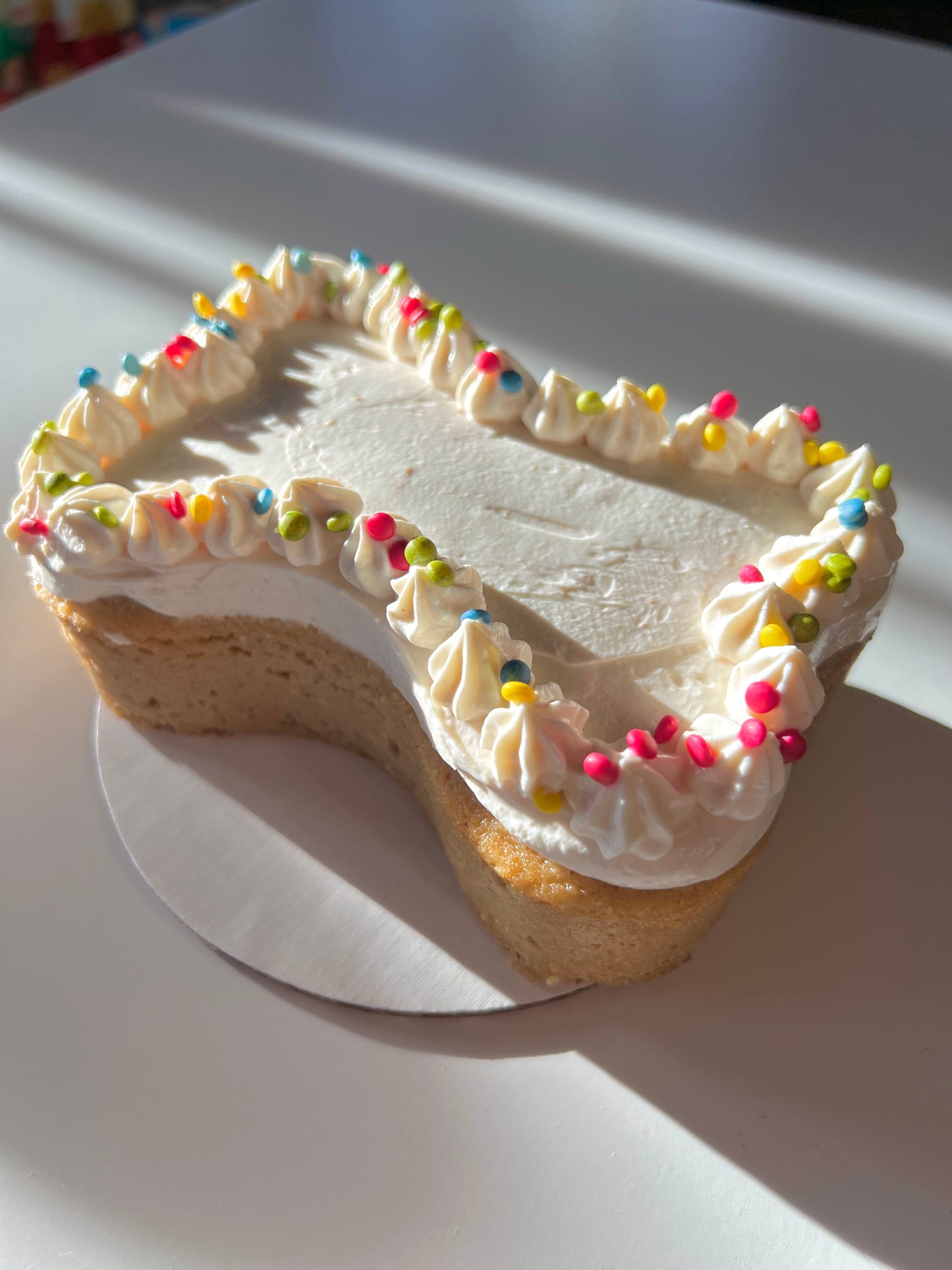 8 inch Bone Shape Cake (order instructions below)