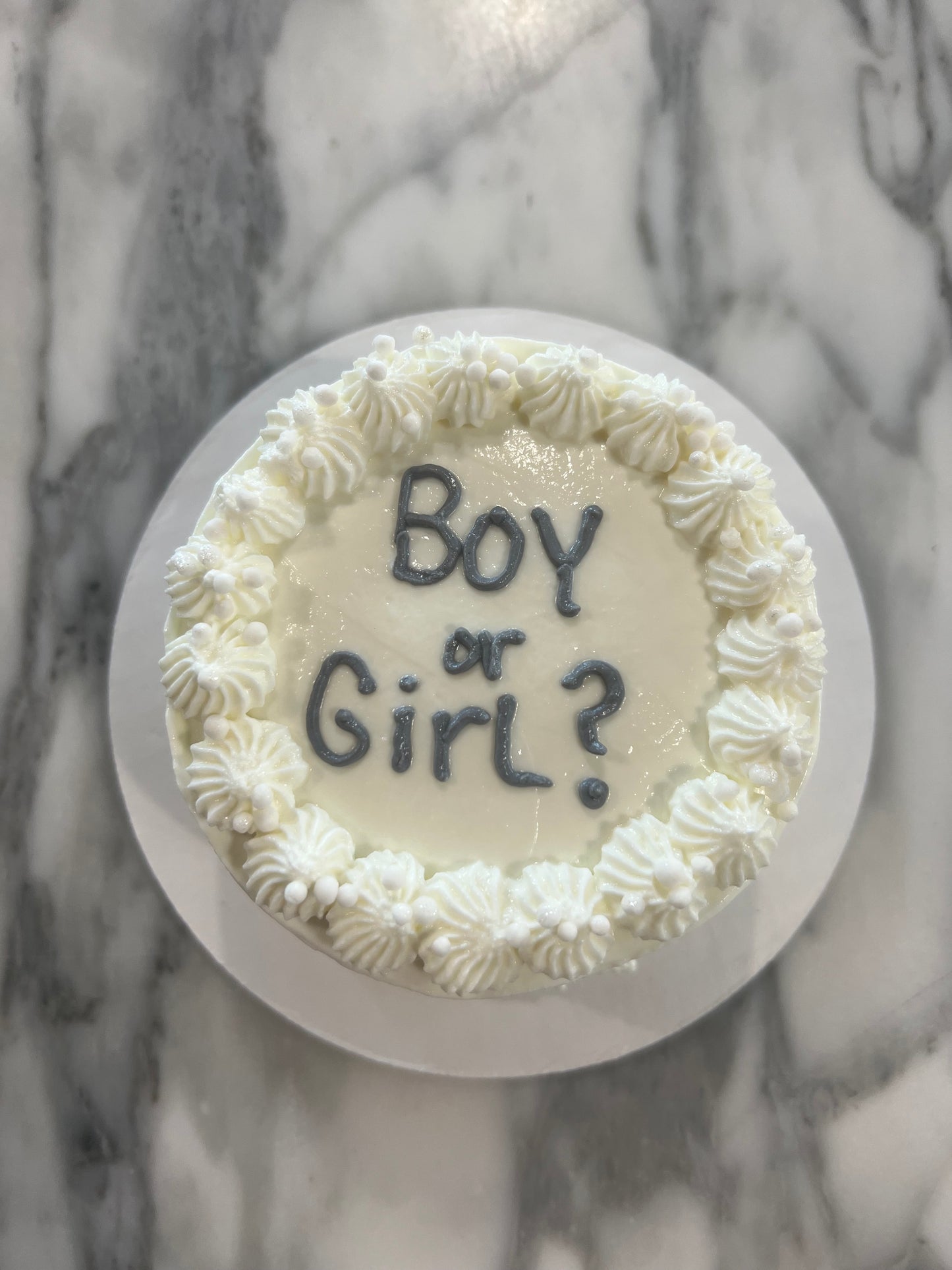 Gender Reveal Cake