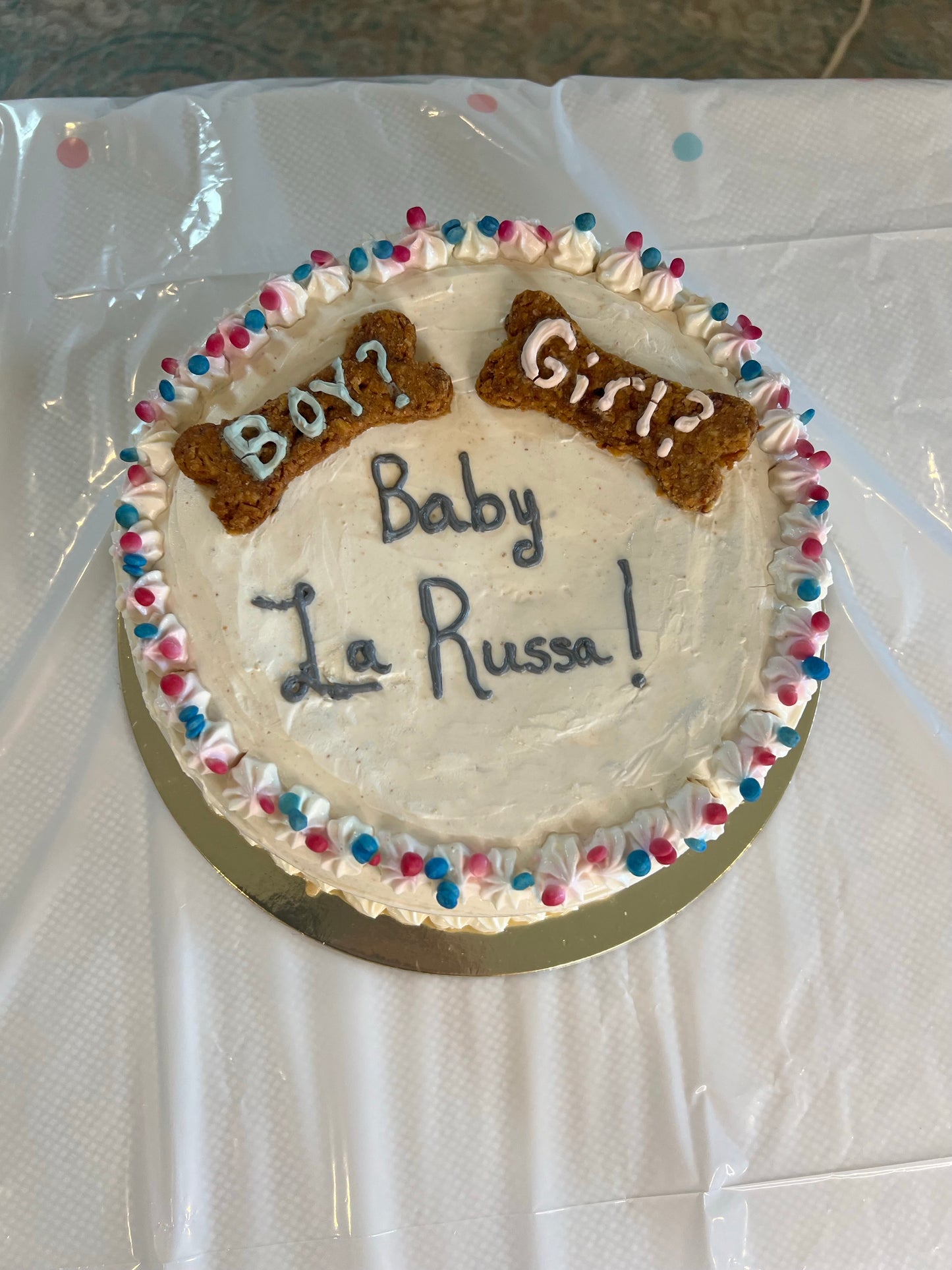 Gender Reveal Cake