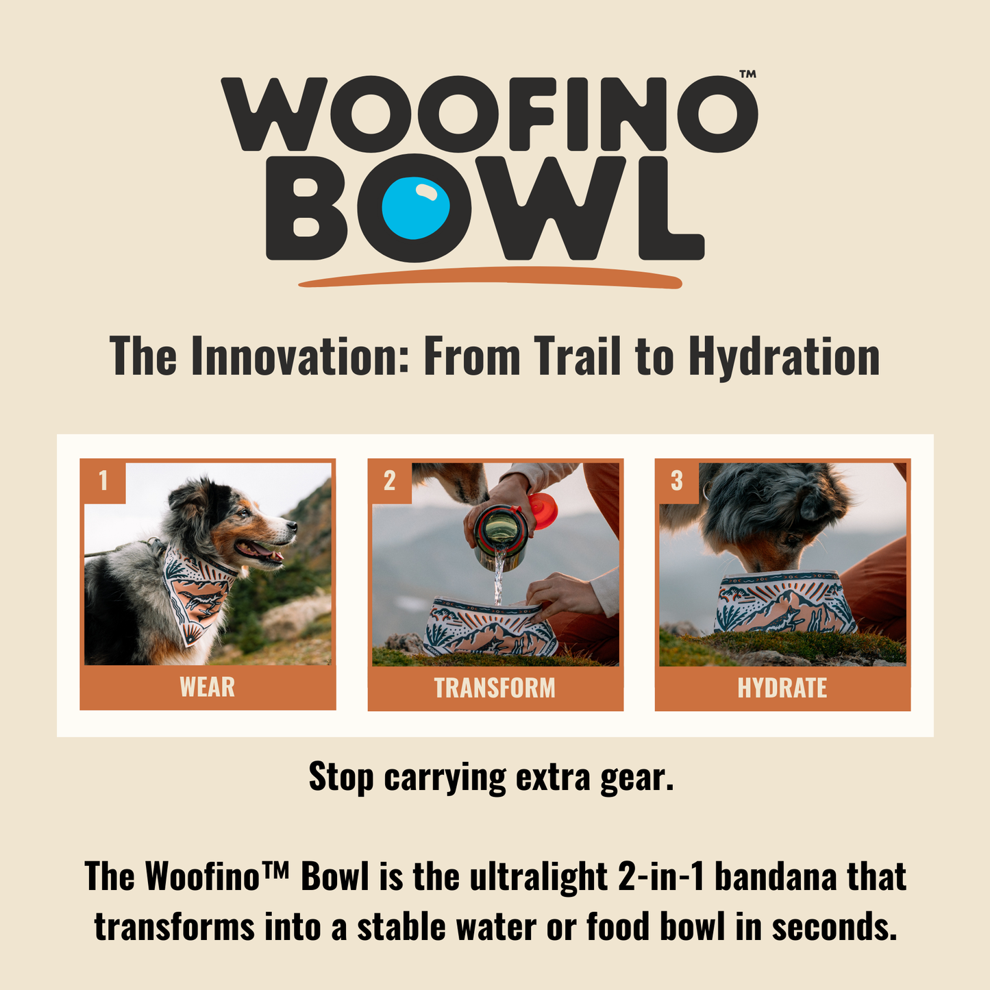 Woofino Wearable Dog Bowl