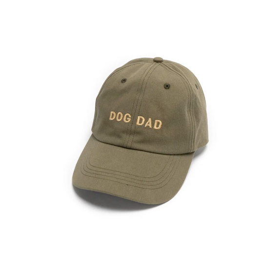 Olive Green Dog Dad Hat