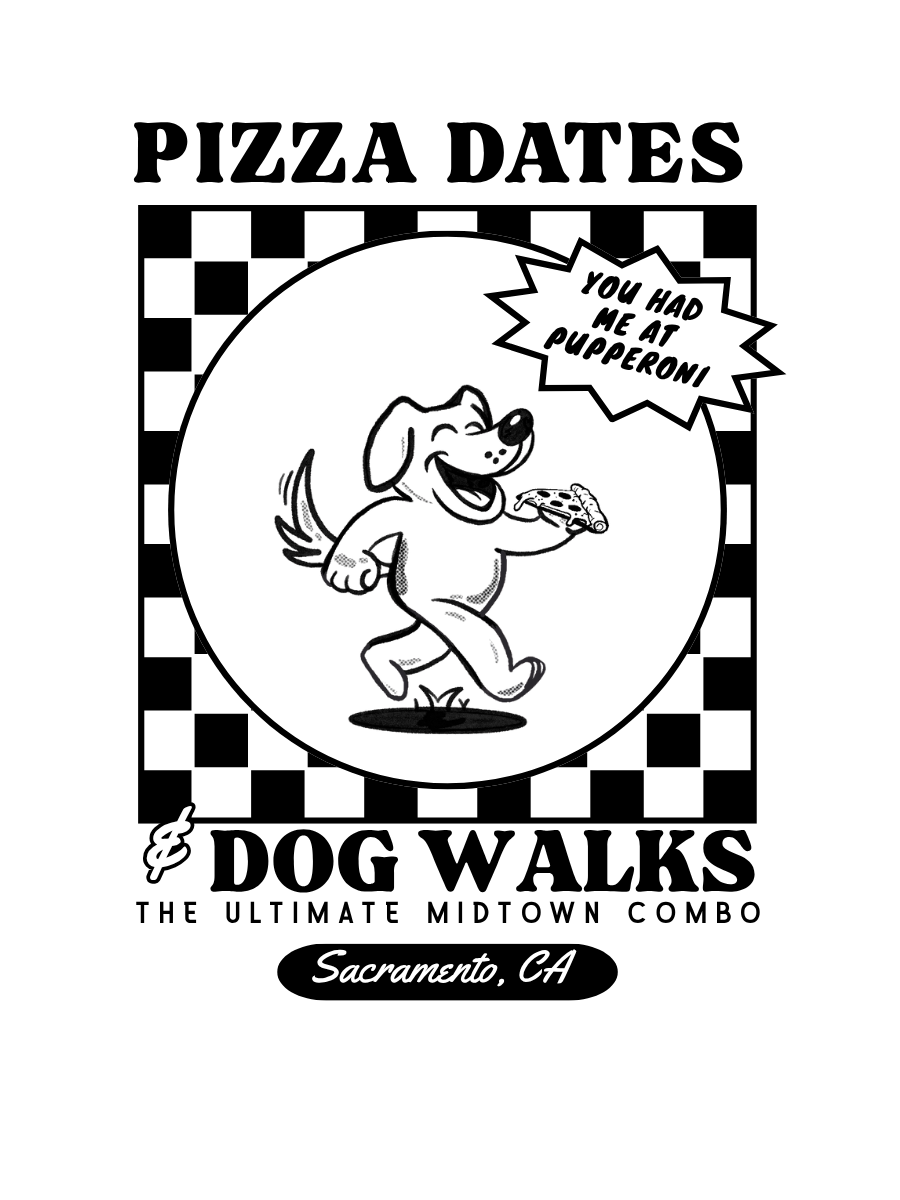 Pizza Dates and Dog Walk Hoodies (Pre-Order)