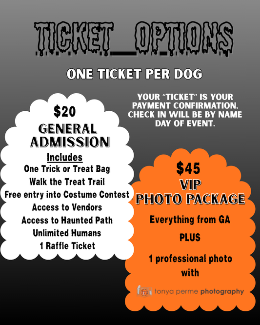 Tricks for Treats Event Ticket