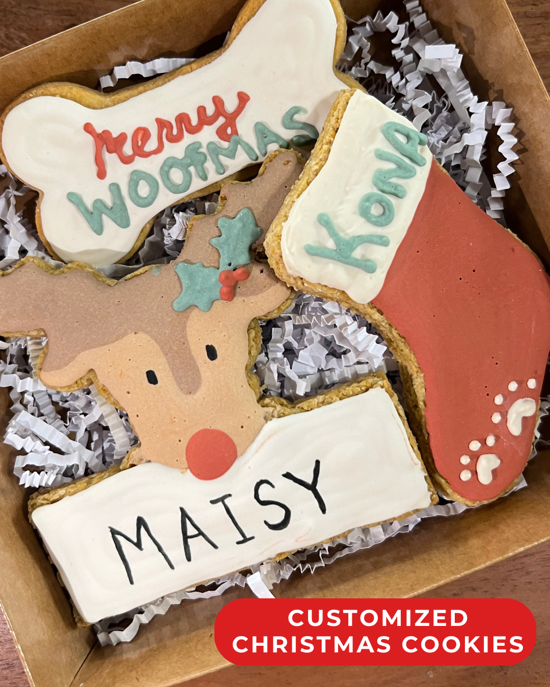 Customized Christmas Cookies