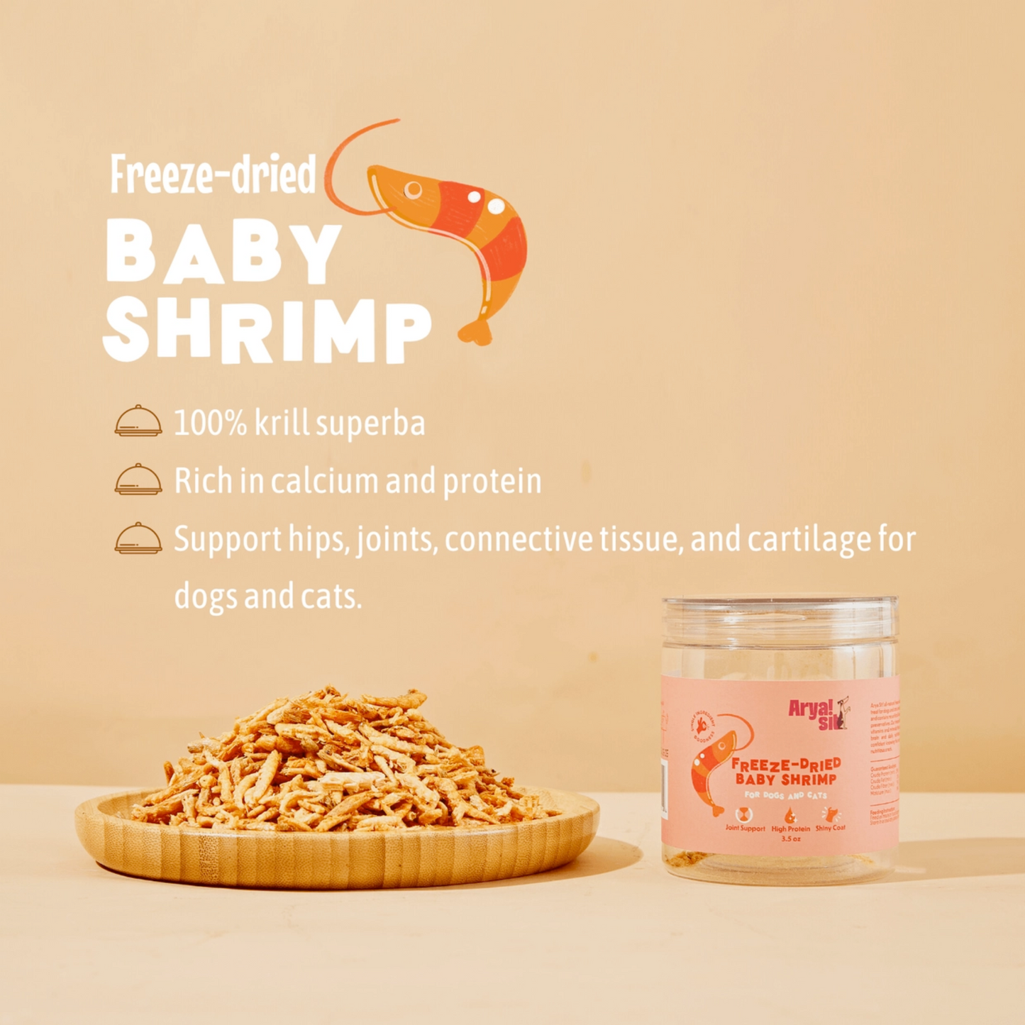 Freeze Dried Baby Shrimp