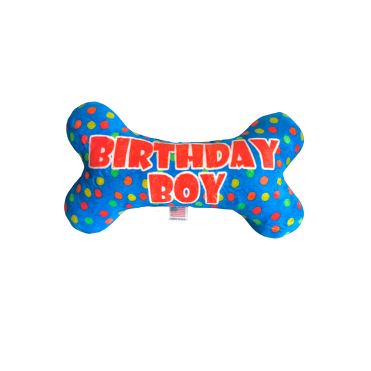 Birthday Boy Bone Toy