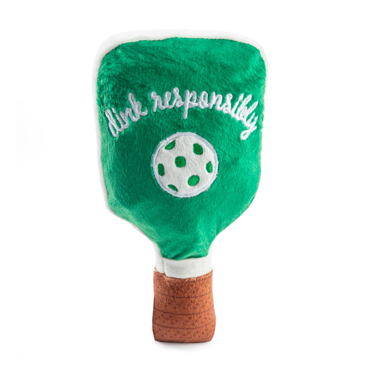 Green Stripe Pickleball Paddle Dog Toy